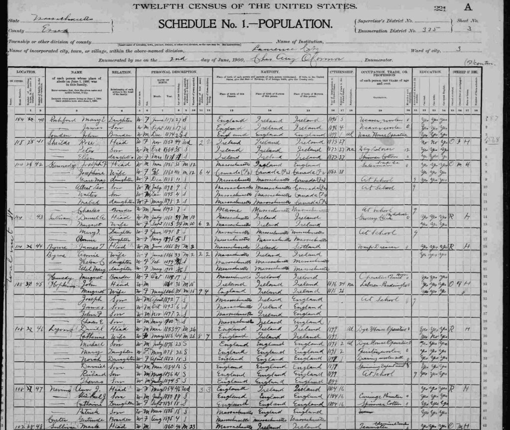 AnnConlonNevins1900Census